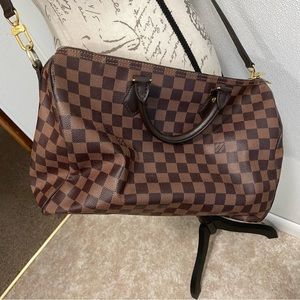 Louis Vuitton Speedy Bandouliere 35 Damier Ebene